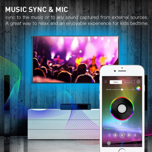 BANDA LED COLOR 2M - CONTROLER SMARTPHONE