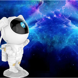 Lampa LED cu proiector Galaxy Astronaut Starry Sky