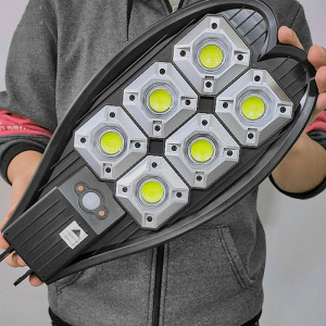 Lampa solara stradala led 6 casete cob