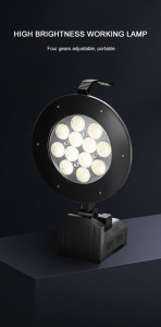 Lanterna Lucru Pliabila 100W 3000lm cu port USB si incarcare dispozitive