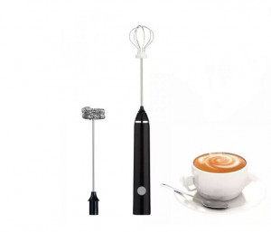Mini Mixer Spuma Lapte si Oua, Incarcare Usb, Negru Q-JB31