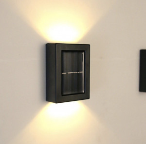 SET 4 LAMPI SOLARE DECORATIVE BIDIRECTIONALE CU LED ALB CALD