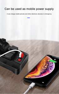 Lanterna Lucru Pliabila 100W 3000lm cu port USB si incarcare dispozitive