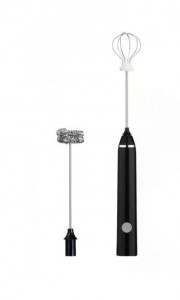 Mini Mixer Spuma Lapte si Oua, Incarcare Usb, Negru Q-JB31