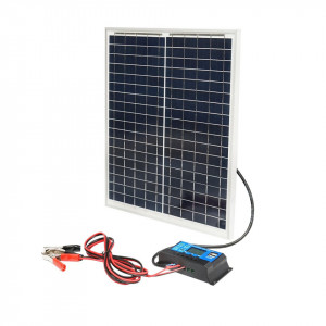 Panou solar fotovoltaic cu regulator 12-24V/10Ah