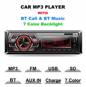 Radio MP3 auto 1403, Bluetooth, Auxiliar , Card Reader, USB, Telecomanda