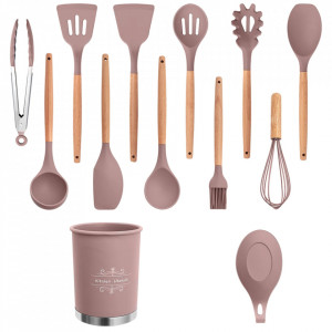 SET 13 USTENSILE DE GATIT DIN SILICON