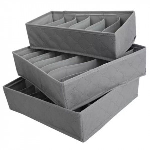 Set 3 organizatoare inteligente pentru lenjerie intima, sosete, cravate, curele