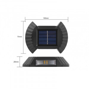 SET 4 LAMPI SOLARE BIDIRECTIONALE SCOICA - ALB RECE