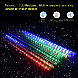 SET 8 TURTURI CU LED 50 cm - EFECT PLOAIE