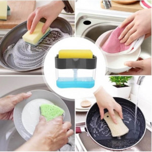 DISPENSER SAPUN + BURETE PENTRU BUCATARIE