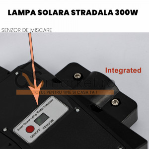 PACHET 2X LAMPA SOLARA STRADALA DUBLA 300W