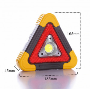 TRIUNGHI SOS CU LED SI INCARCARE SOLARA