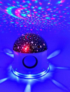 GLOB STELAR CU BOXA BLUETOOTH SI LED