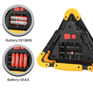 TRIUNGHI SOS CU 3 LED COB