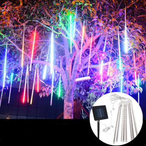INSTALATIE SOLARA 10 TURTURI CU LED COLORAT SI TELECOMANDA