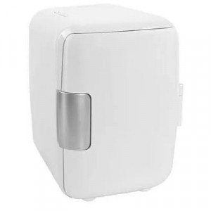 Mini Frigider Turistic Portabil cu Functie de Racire si Incalzire 12V/220V Alb