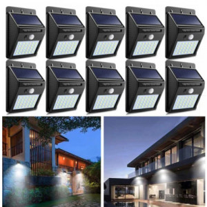 SET 10 LAMPI SOLARE 30 LED + LANTERNA CADOU