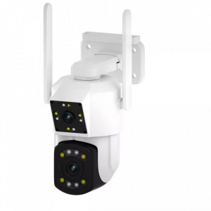 Camera Wifi Smart ,3 mp lentila dubla si sunet biredirectional