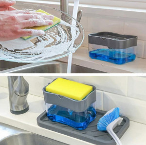 GALEATA CU MOP ROTATIV 360 + DISPENSER DETERGENT CADOU