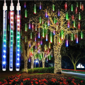 INSTALATIE SOLARA 10 TURTURI CU LED COLORAT SI TELECOMANDA