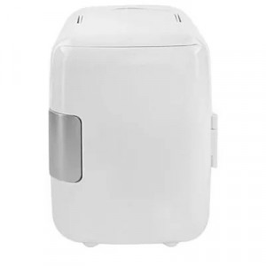 Mini Frigider Turistic Portabil cu Functie de Racire si Incalzire 12V/220V Alb