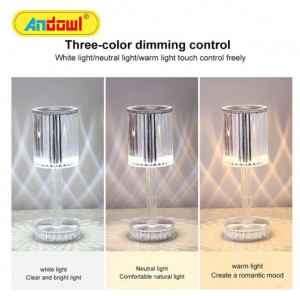 LAMPA DECORATIVA DE MASA CU LED CRYSTAL TOUCH