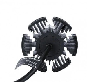 SET 2 BECURI LED AUTO X3 PUTERE 50W 6000LM H4 H7 FARA EROARE BEC ARS