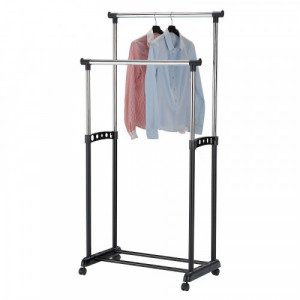 SET 2 X STENDER METALIC PENTRU HAINE SI UMERASE