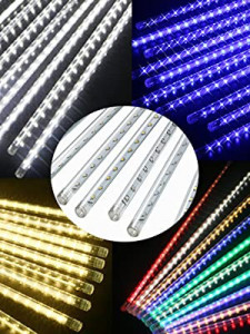 SET 8 TURTURI CU LED 50 cm - EFECT PLOAIE