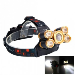 LANTERNA - DE CAP 5 LED CU ZOOM FRONTAL