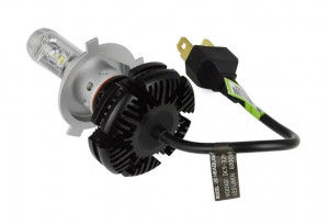 SET 2 BECURI LED AUTO X3 PUTERE 50W 6000LM H4 H7 FARA EROARE BEC ARS