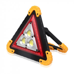 TRIUNGHI SOS CU 3 LED COB