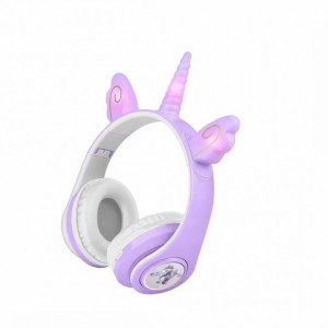 CASTI WIRELESS UNICORN CU LUMINI LED