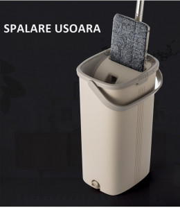 GALEATA CU MOP PLAT SI STORCATOR + 3 LAVETE MICROFIBRA