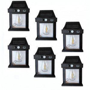 SET 6 LAMPI SOLARE LED RETRO