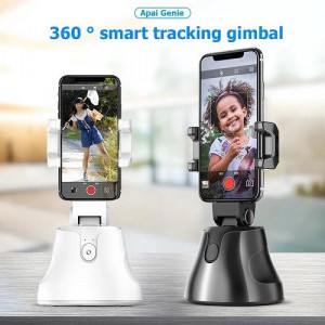 Suport smart pentru telefon tip robot cameraman, urmarire automata a persoanelor/obiectelor, recunoastere faciala, rotatie 360°