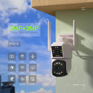 Camera Wifi Smart ,3 mp lentila dubla si sunet biredirectional