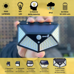 PROMO: SET 8 LAMPI SOLARE 100 LED - 3 MOD ILUMINARE + LANTERNA CADOU