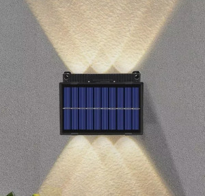 SET 2 LAMPI SOLARE DECORATIVE DE PERETE CU 6 LED