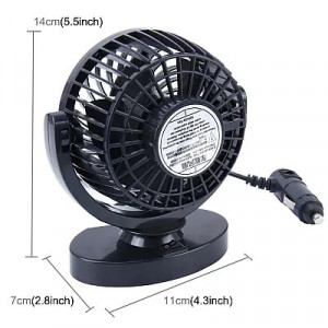 Ventilator Auto 12V rotatie 360 grade