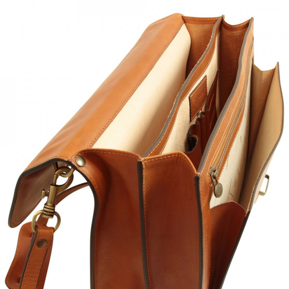 Cartella Business Ginevra In Vera Pelle Made In Italy - Cheval Firenze - Foto 6