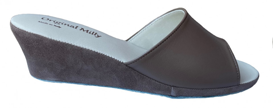 Birkenstock Pantofola Zermatt Pelle Cammello Donna |  su