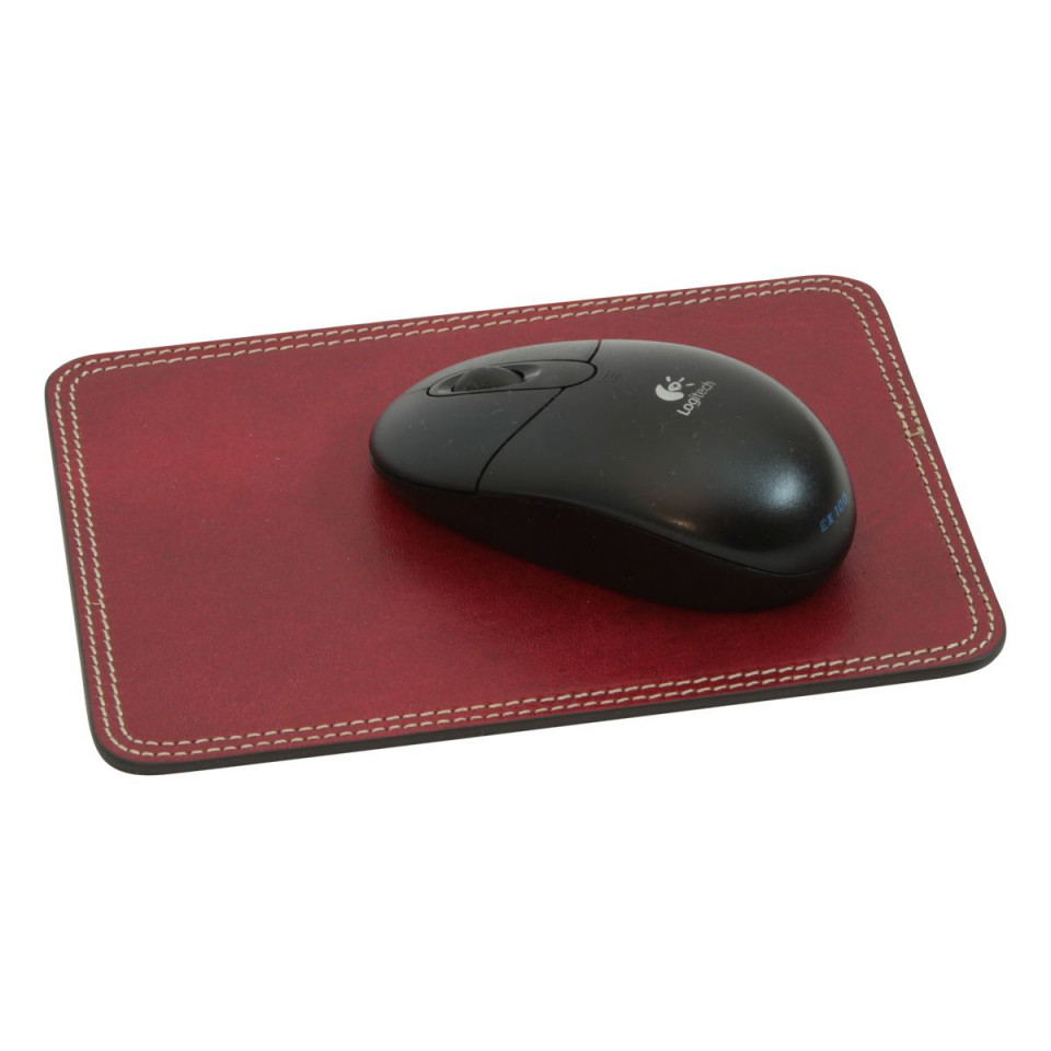 TAPPETINO MOUSE PAD IN PELLE 20x15 CM OLD ANGLER FIRENZE