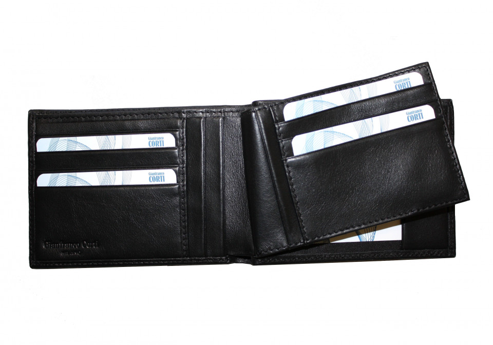 Porta Libretto Assegni In Pelle - Con Slot Per Carte Di Credito E Note | Dimensioni 21x10 Cm - Foto 8