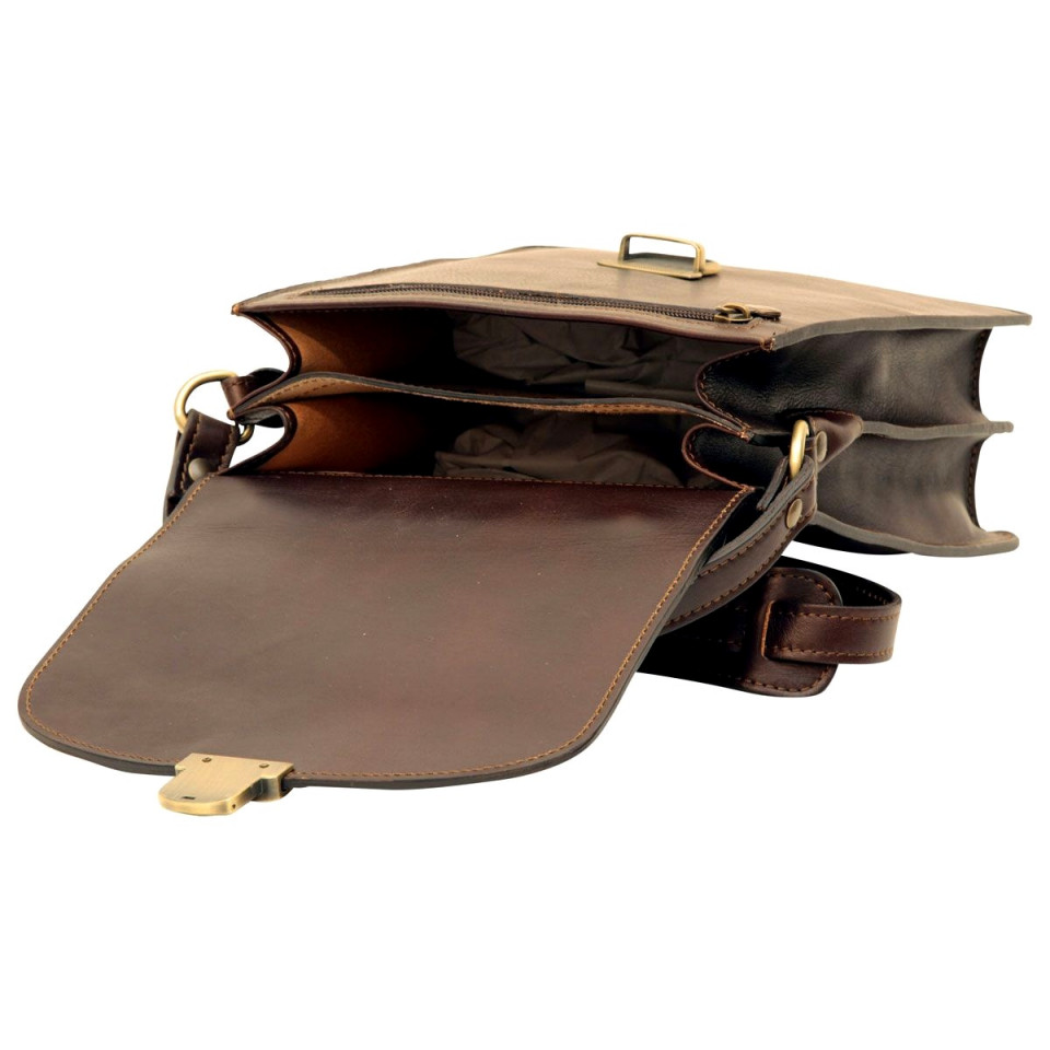 Borsello (sac Bandoulière) Homme En Cuir Véritable - Fait Main En Italie - Neuf Sans étiquette