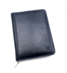 AGENDA GIORNALIERA IN PELLE CON ZIP LE ARTI 17x23 CM