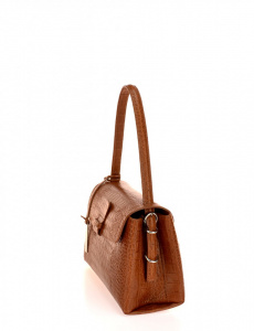 BORSA DONNA A SPALLA IN PELLE STAMPA COCCODRILLO MONTINI FABIANA SMALL MADE IN ITALY