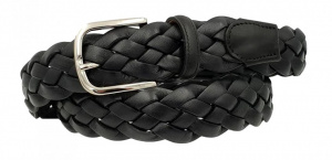 CINTURA UOMO 3,5 CM INTRECCIATA IN CUOIO ORIONE BELTS ARTIGIANALE MADE IN ITALY