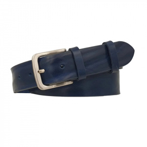 CINTURA UOMO 4 CM IN CUOIO DI TORO PLISSE' ORIONE BELTS ARTIGIANALE MADE IN ITALY